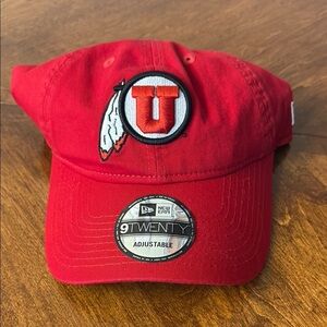 Red Adjustable Cap with Logo